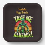 Nimm mich schon! Entdecken Sie die Alien Universe  Pappteller (Vorderseite)