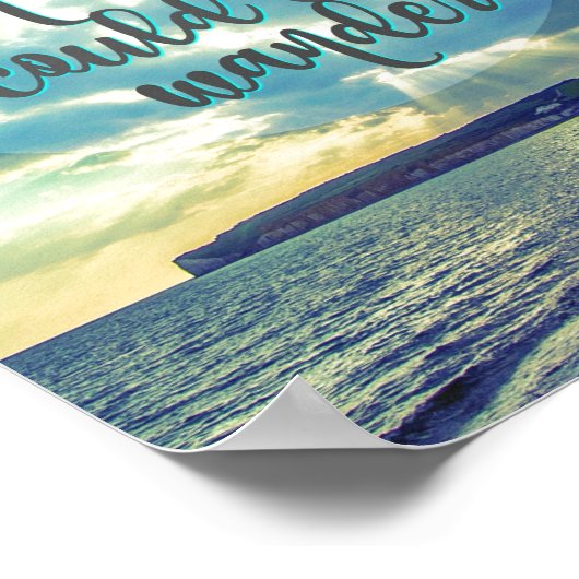 Nimm mich tiefer, als mein Fest jemals wandern kon Poster (Ecke)