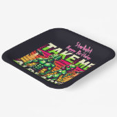 Nimm mich über die Sterne! Pappteller (Gewinkelt)