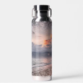 Nimm mich weg zu meinem Trauminsel Sparkle Trinkflasche (Vorne)