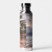 Nimm mich weg zu meinem Trauminsel Sparkle Trinkflasche (Rechts)