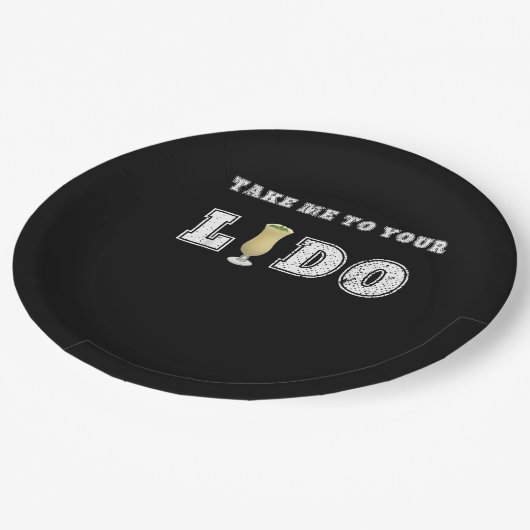 Nimm mich zu deinem Lido Cruise Ship Zubehör Pappteller (Schrägansicht)