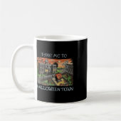 Nimm mich zu Halloween-Kostüm Kaffeetasse (Links)