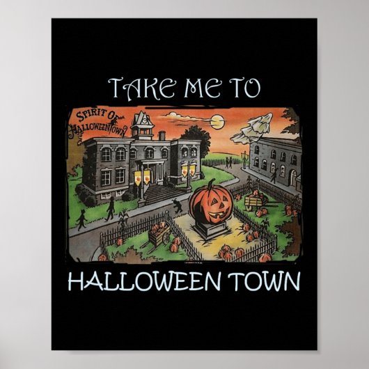 Nimm mich zu Halloween-Kostüm Poster (Vorne)
