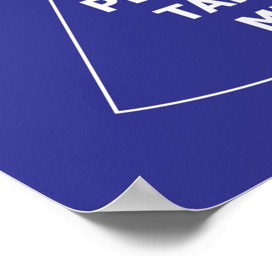 Nimm mir bitte Alien Raumschiff UFO Poster (Ecke)