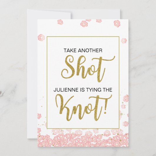 Nimm noch einen Schuss, den sie am Knot-Zeichen bi (Vorderseite)