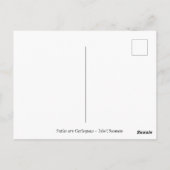 Nimm zwei und ruf mich morgens an postkarte (Rückseite)