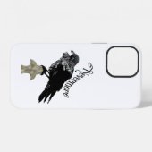 Nimmer mehr Rabe iPhone Hülle (Rückseite (Horizontal))