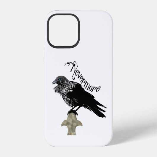 Nimmer mehr Rabe iPhone Hülle (Rückseite)