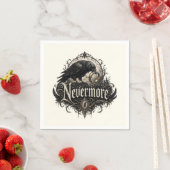 Nimmerwieder-Raben-Scheidungsfeier Serviette (Beispiel)