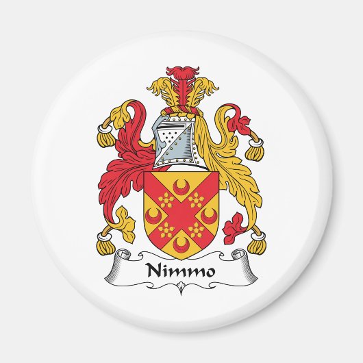 Nimmo Familienwappen Magnet (Vorne)