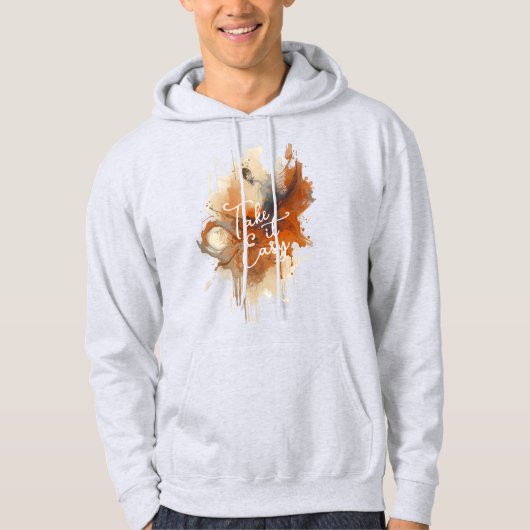 Nimm's leicht hoodie (Vorderseite)