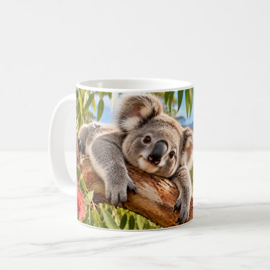 Nimm's Leicht Koala Tasse (Vorderseite Links)
