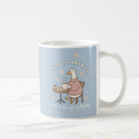 Nimmt eine Tasse Pause Süße Gans Teetasse