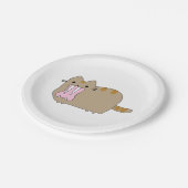 Nimravid Saber Tooth Prehistorische Falke Cat Pappteller (Schrägansicht)