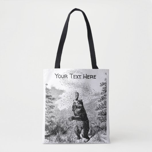 Nimrod - Bär und Bienen Tasche (Vorderseite)