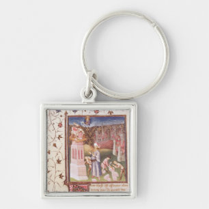 Nimrod, der das Gebäude des Turms von Schlüsselanhänger