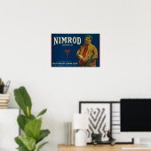 Nimrod Lemon LabelSan Fernando, CA Poster (Heimbüro)