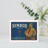 Nimrod Lemon LabelSan Fernando, CA Postkarte (Stehend Vorderseite)