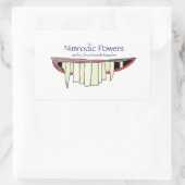 Nimrodische Power: Kunst von Shoshanah Marohn fang Rechteckiger Aufkleber (Tasche)