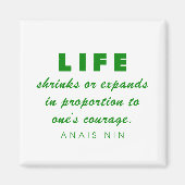 Nin auf Courage Magnet (Vorne)