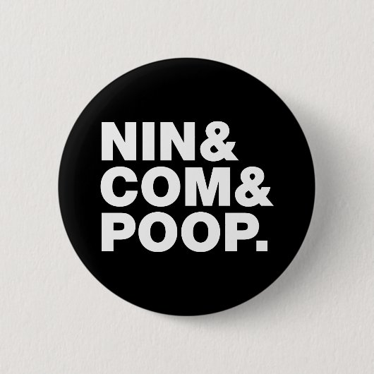 NIN & COM & KACK. BUTTON (Vorderseite)