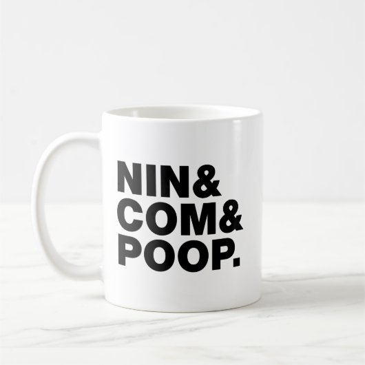 NIN & COM & KACK. KAFFEETASSE (Links)