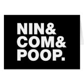 NIN & COM & KACK. KARTE (Vorderseite (Horizontal))