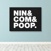 NIN & COM & KACK. LEINWANDDRUCK (Insitu (Holzboden))
