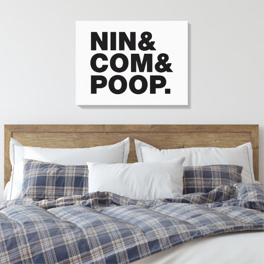 NIN & COM & KACK. LEINWANDDRUCK (Insitu (Schlafzimmer))