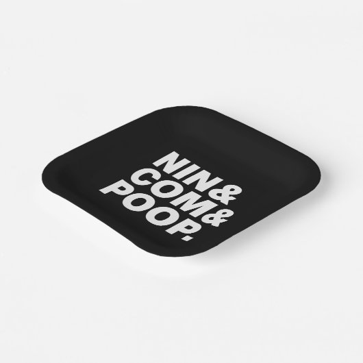 NIN & COM & KACK. PAPPTELLER (Gewinkelt)