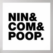 NIN & COM & KACK. POSTER (Vorne)