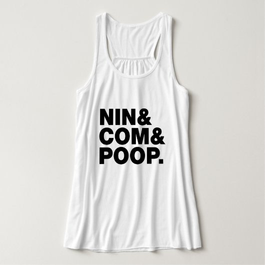 NIN & COM & KACK. TANK TOP (Design Vorderseite)