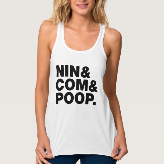 NIN & COM & KACK. TANK TOP (Vorderseite)