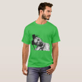 Nina Chuba Vector Art Serene and Edgy Monochrome C T-Shirt (Vorne ganz)