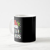 Nina Claus Weihnachts-Weihnachtsmannmütze Matching Kaffeetasse (Vorderseite Links)