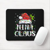 Nina Claus Weihnachts-Weihnachtsmannmütze Matching Mousepad (Mit Mouse)