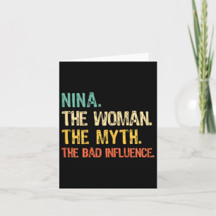 Nina die Frau der Mythos Die D Einfluss lustigen R Karte