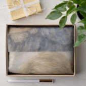 niña dulce con conejo seidenpapier (Geschenk)