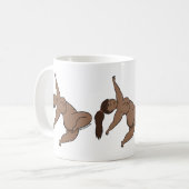 Nina, frei und tanzend kaffeetasse (Vorderseite Links)