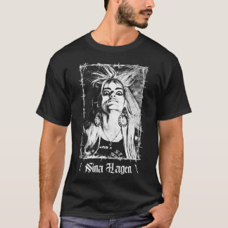 Nina Hagen Punksthetic Fan Design T-Shirt