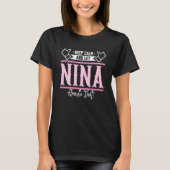 Nina Keep Calm and let Nina Handle that T-Shirt (Vorderseite)