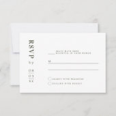 NINA Sage Green Minimalistische Bohemische RSVP-Ka Einladung (Vorderseite)