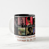 Nina Simone: In ihren eigenen Wörtern Zweifarbige Tasse (Vorderseite Links)