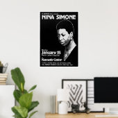 Nina Simone Jazz Live Concert Poster (Heimbüro)
