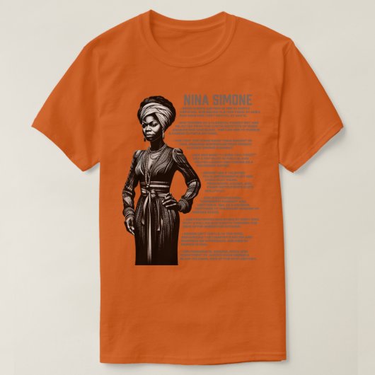 Nina Simone T-Shirt (Design vorne)
