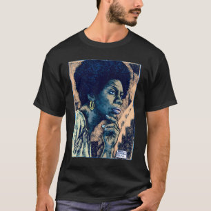 Nina Simone, von Maximiliano Lopez Barrios T-Shirt