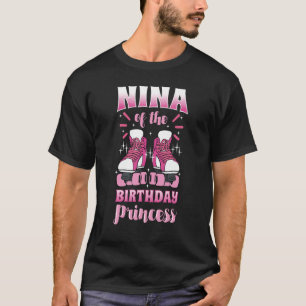 Nina von der Geburt Prinzessin Roller Skate Skatin T-Shirt