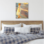 Niña von Joacquin Sorolla Leinwanddruck (Insitu (Schlafzimmer))