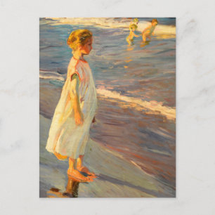 Niña von Joacquin Sorolla Postkarte